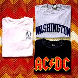 Bundle of 3 shirts! 2 crop tops